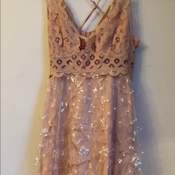 COPY - Free people adella sequin dress, new - Picture 4 of 9